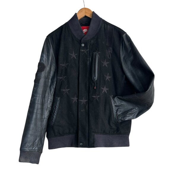 Nike Dream Team Destroyer Jacket 1992 • Men’s L • Triple Black Vtg Streetwear - Picture 1 of 10